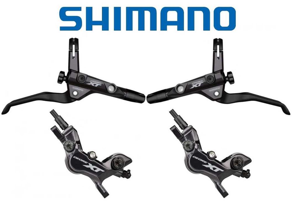 NOWE hamulce Shimano T8100 M8120 XT Trekking 4-tłoczki hydrauliczne