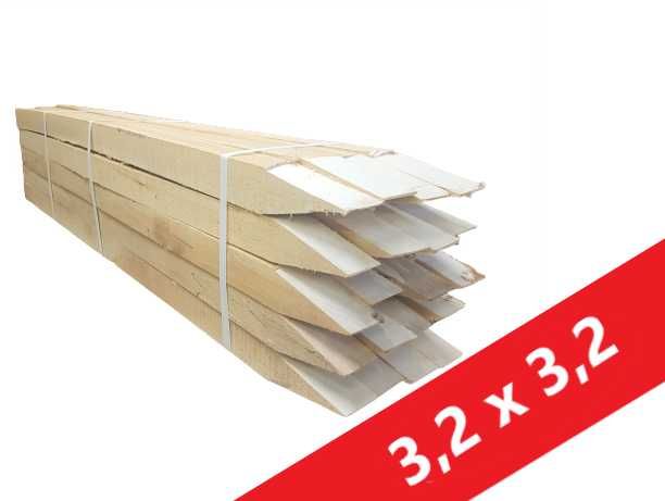 Paliki geodezyjne drewniane 3,2 x 3,2 BUK * PRODUCENT * WYSYŁKA