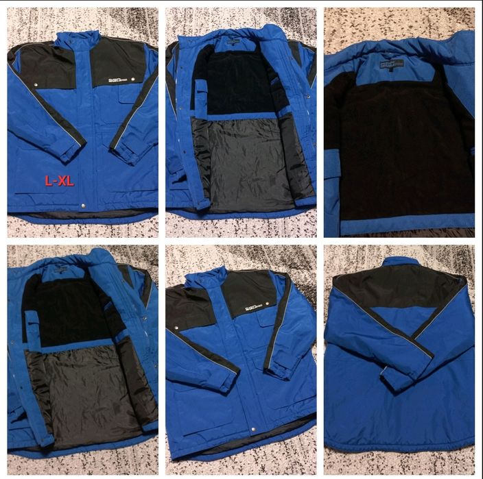 Очень Классная Зимняя Теплая Рабочая Куртка, L-XL,  Не промокает , не