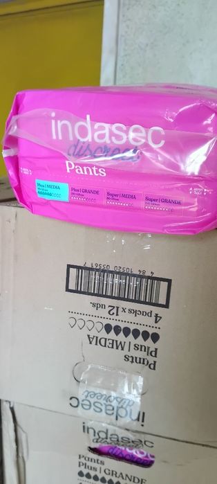 Fraldas adulto caixas com 4 pack