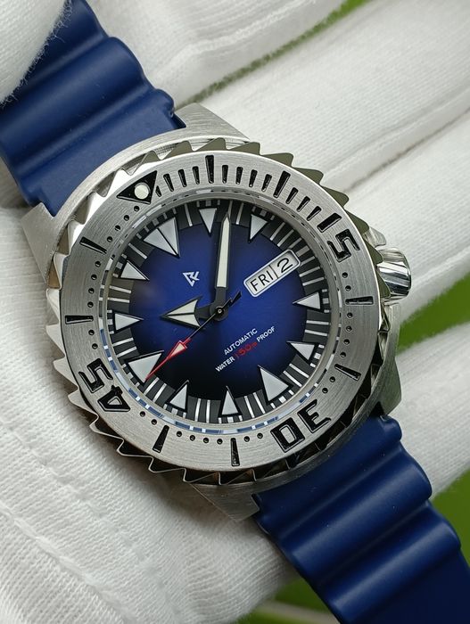 Годинник/часы наручний RDUNAE RETANGULA R5 Monster дайвер Seiko NH36A