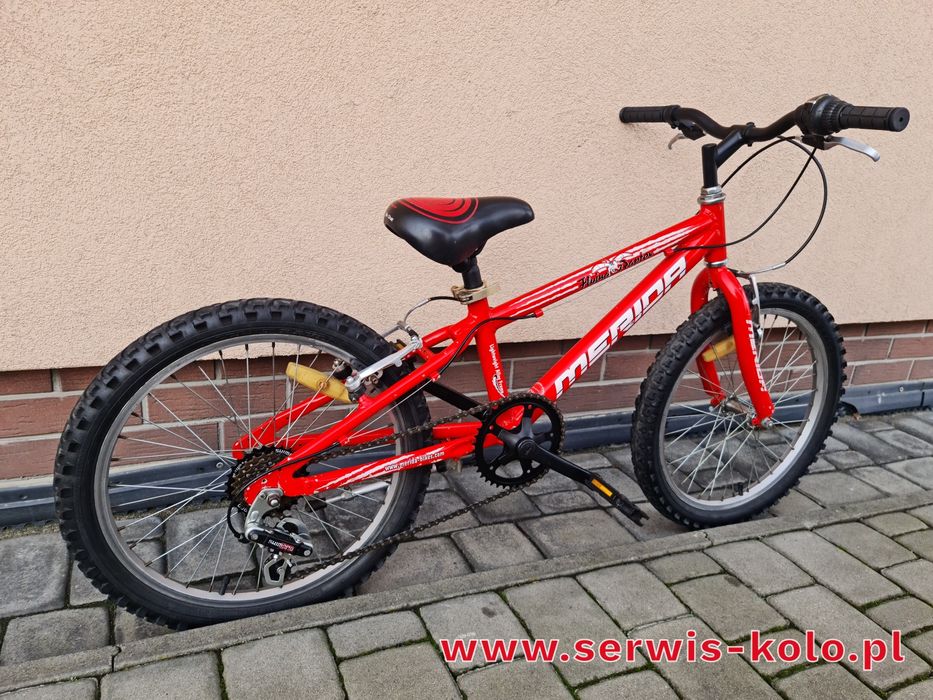 Rower dziecięcy MERIDA koła 20 SHIMANO okazja rabat ALUMINIUM WYSYŁKA