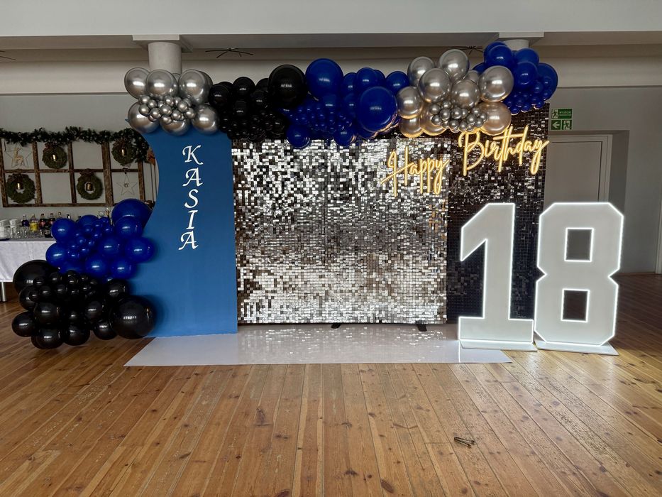 Scianka balonowa, dekoracja balonowa, balony