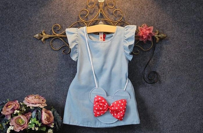 Nowa sukienka jeansowa myszka Minnie 80