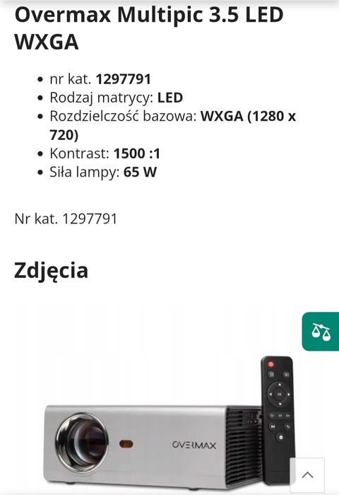 Rzutnik multimedialny