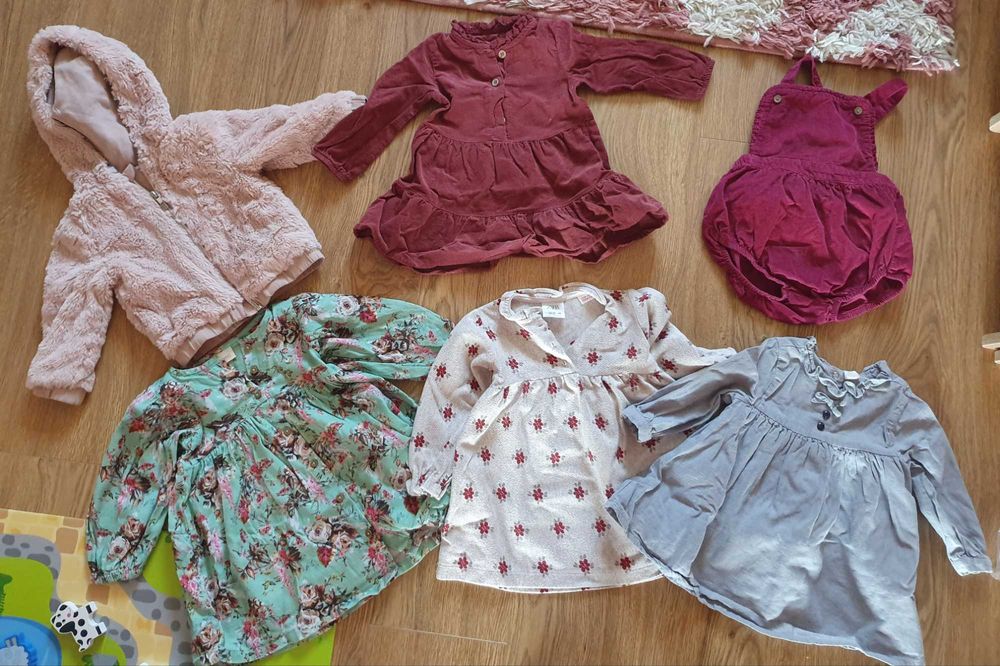 Ubranka 80-86 Zara, Next, H&M, LittleGoat itd