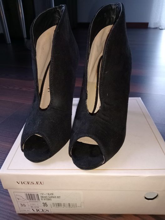 Botki letnie, bez palca