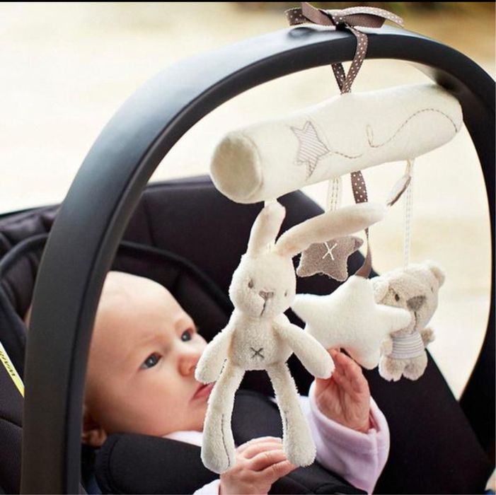 Набір на хрестини чоловічок святковий пінеткимобіль на коляску іграшка