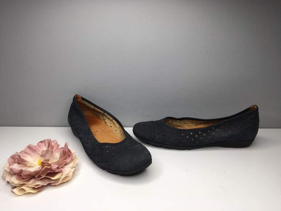 Baleriny skorzane przewiewne Rozmiar 37