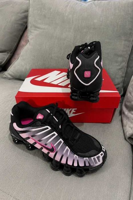 Nike Shox TL Black Playful Pink r.36