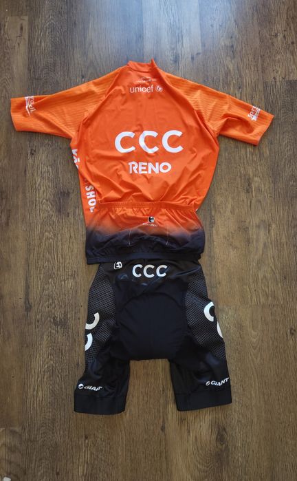 Strój rowerowy kolarski CCC