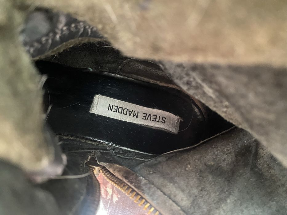 Miękkie skórzane botki na jesień-wiosnę  Steve Madden