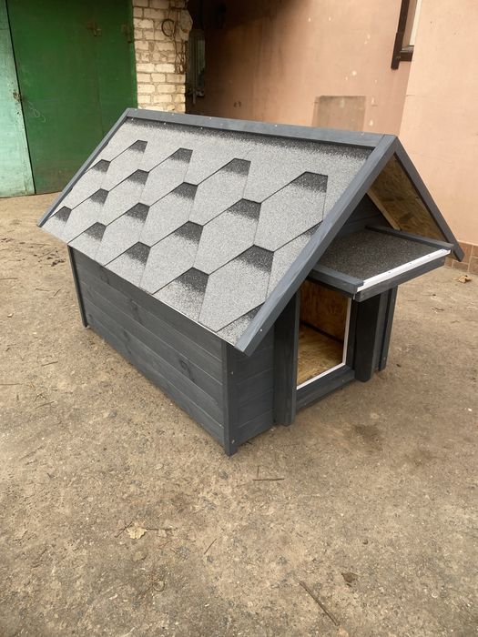 Будки «домік» утеплені.