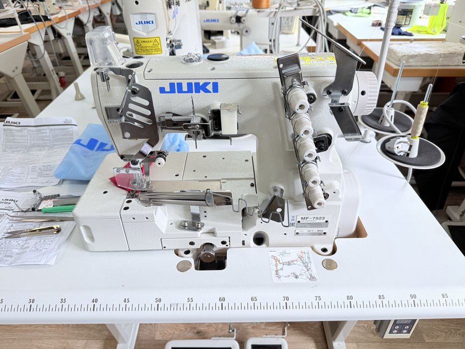 Maszyna do szycia Lamowarka-Renderka Juki MF-7523 Nówka 230V FV23%