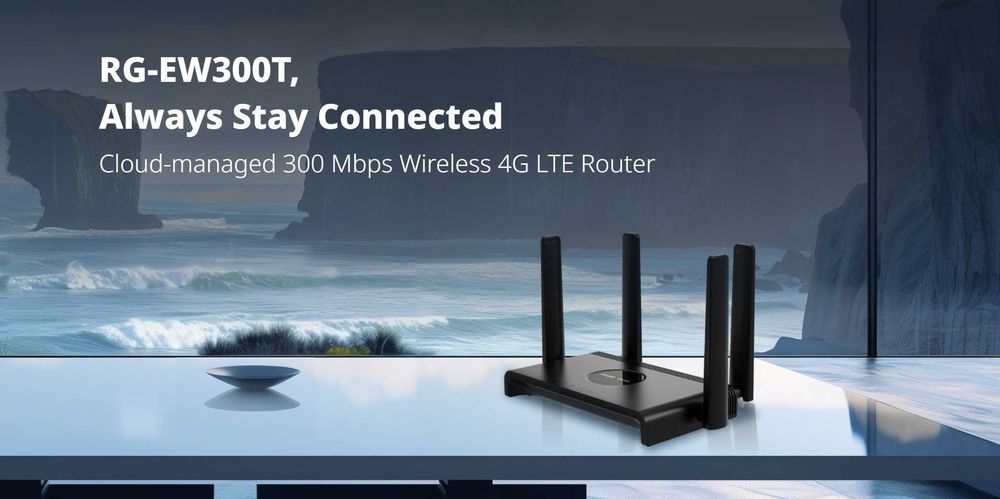 Новый 4G LTE-роутер Ruijie Reyee RG-EW300T N300 4G-Modem