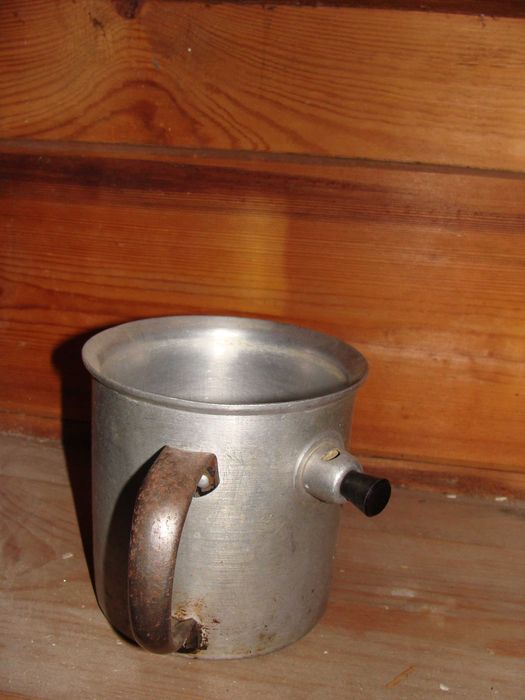 Garnek na mleko PRL