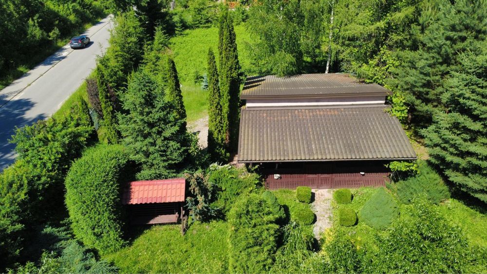 Siedlisko 2412 m², domek letniskowy, staw