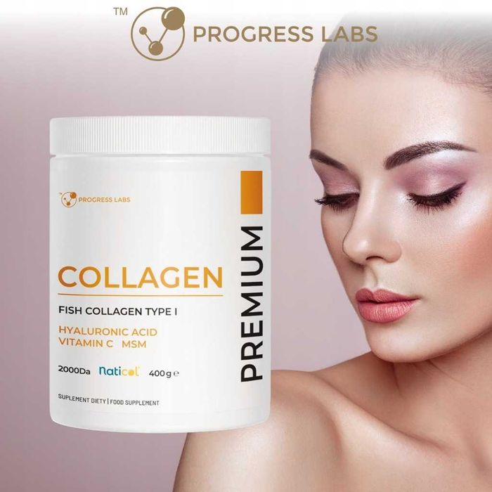 Преміум рибний колаген 10000 мг MSM Вітамін С Гіалуронова кислота 400г