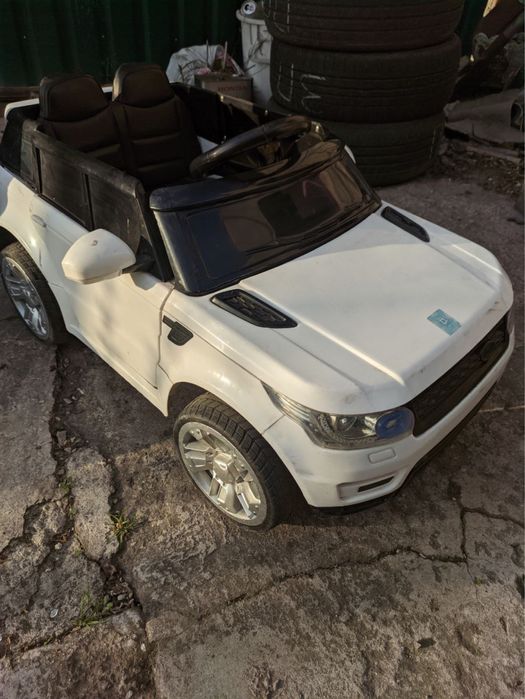 Дитячий електромобіль Range Rover Barbie, двомісний