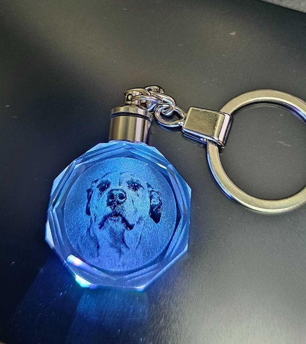Brelok ze zdjęciem - szkalny, personalizowany