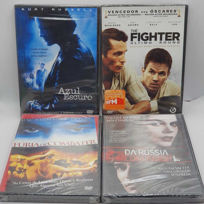 Lote 2/4 - Pack de 18 Filmes Novos e Selados em DVD - Ref.VI