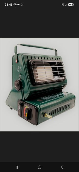 Нагрівач газовий туристичний + плита для цангових балонів Fishing Roi