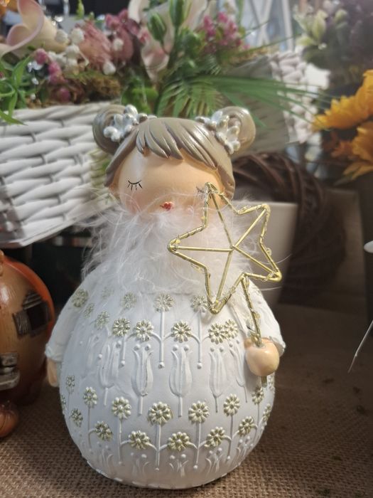 Anioł dziewczynką led