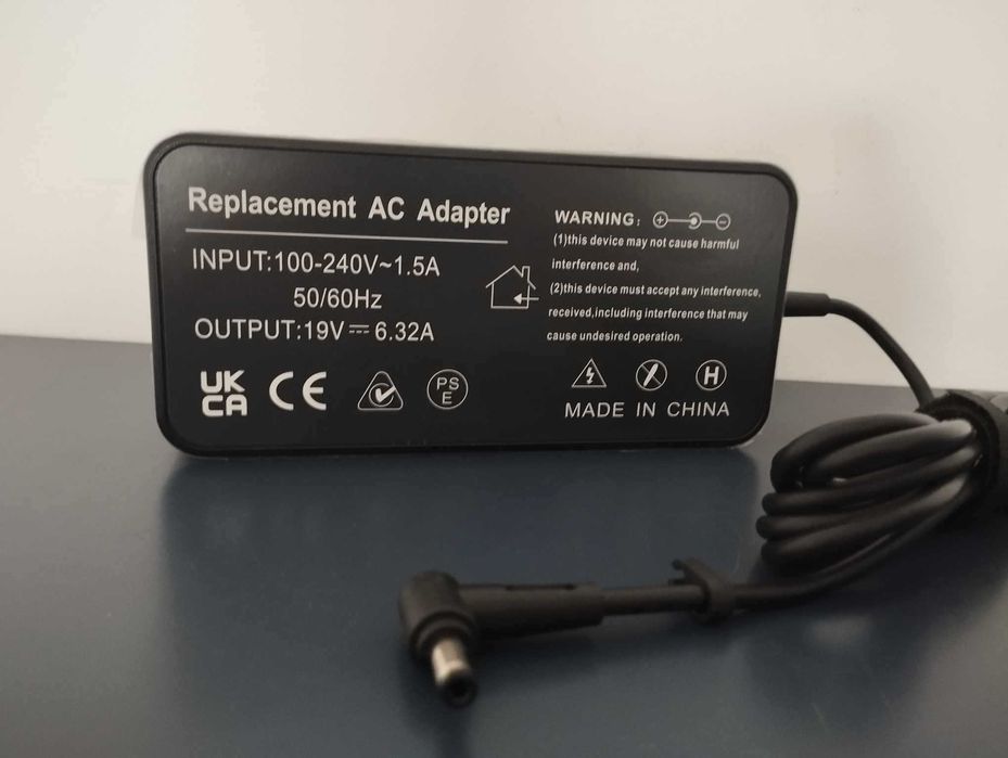 Zamiennik Zasilacz Ładowarka do Asus 19V 6.32A 120W