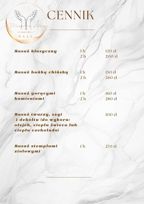 Mobilne studio masażu "Ralf"