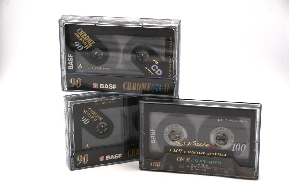 6 kaset magnetofonowych BASF
