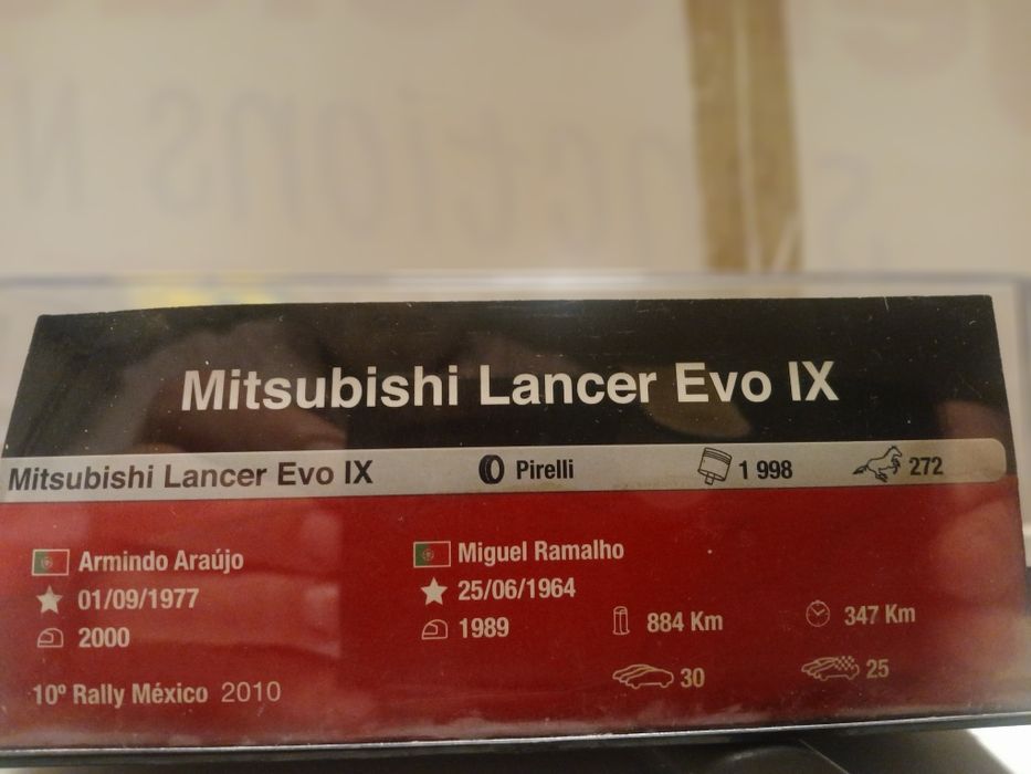 Mitsubishi Lancer Evo IX Armindo Araujo  2009/2010 novos