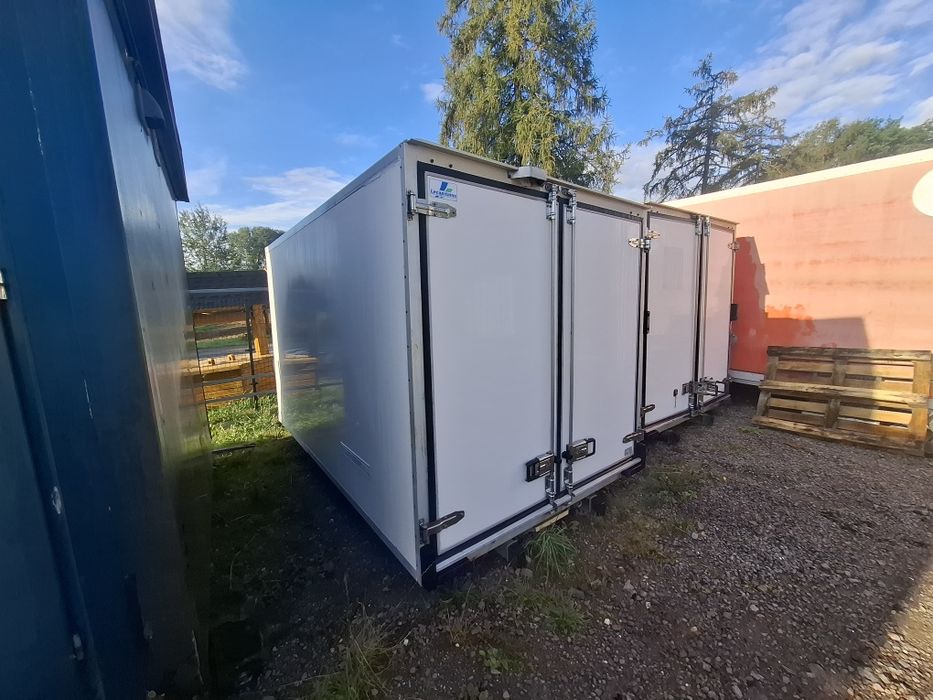 Chłodnia Kontener magazyn mała przechowalnia piwniczka z transportem