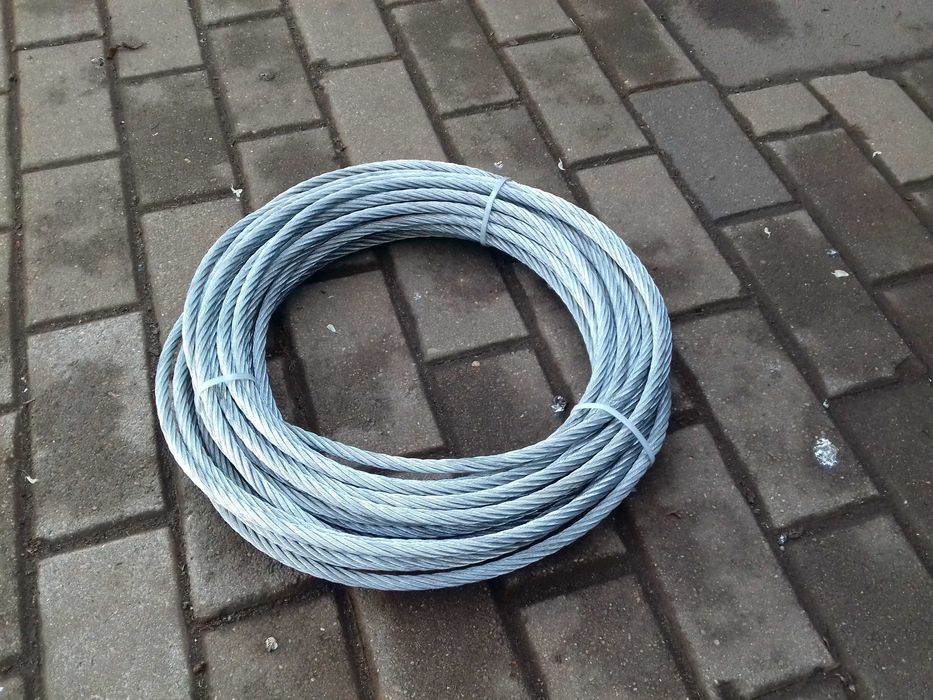 Linka ,lina stalowa  średnica 10mm oraz 9mm . Wysyłka