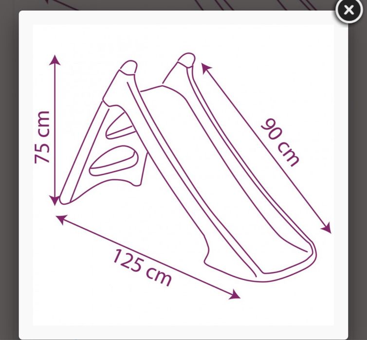 Zjeżdżalnia domowa Smoby XS 90 cm