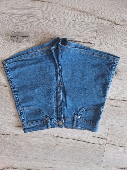 Niebieskie jeansowe krótkie spodenki cropp rozmiar S/36
