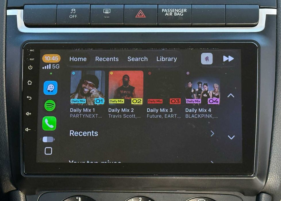 Rádio Android - Carplay/Android Auto - VW Polo