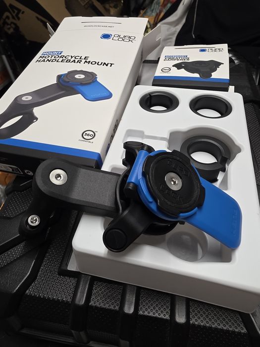 Suporte Quad lock + amortecedor vibração