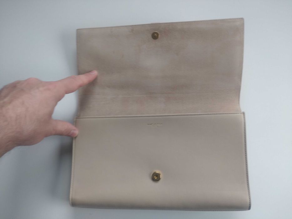 Saint Laurent beżowa torba damska