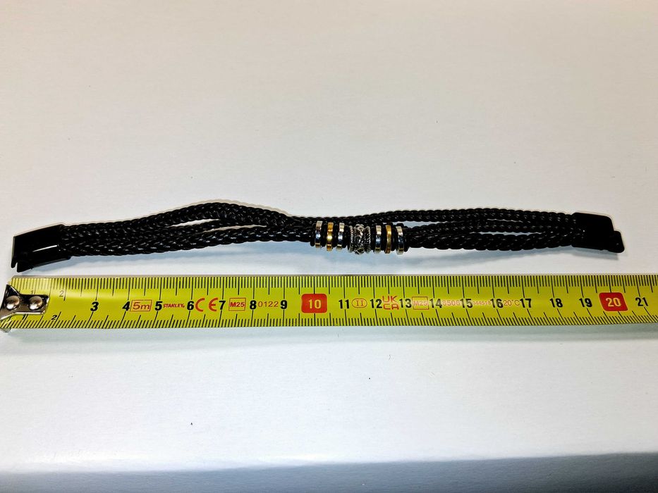 N270 Skórzana Bransoletka Męska Pleciona Dla Syna To My Son Prezent