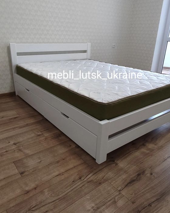 Двоспальне ліжко; 160/200 см двухспальная кровать, кровать из дерева