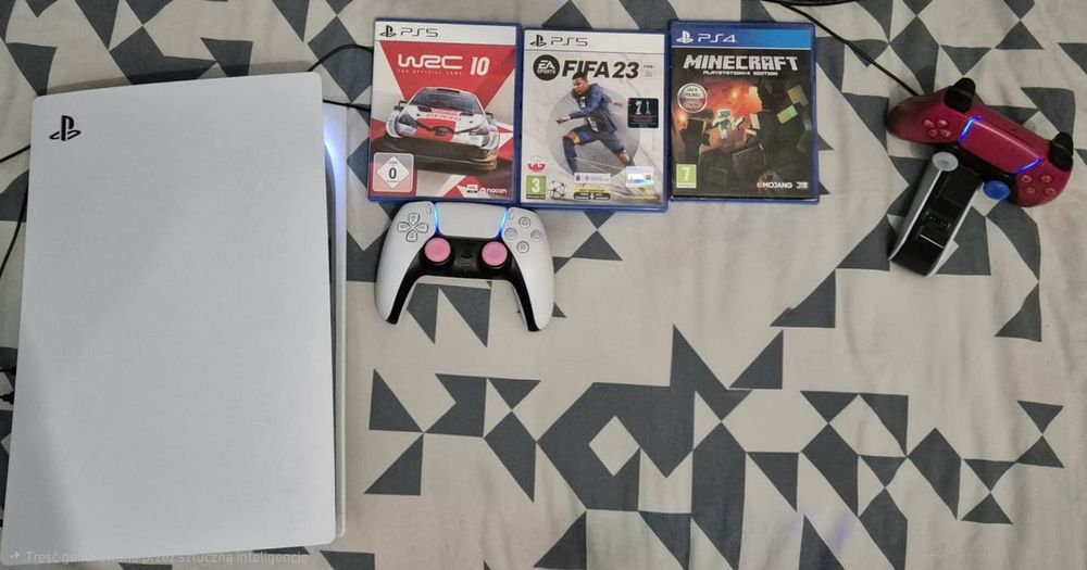 PS5 + 2 kontrolery
