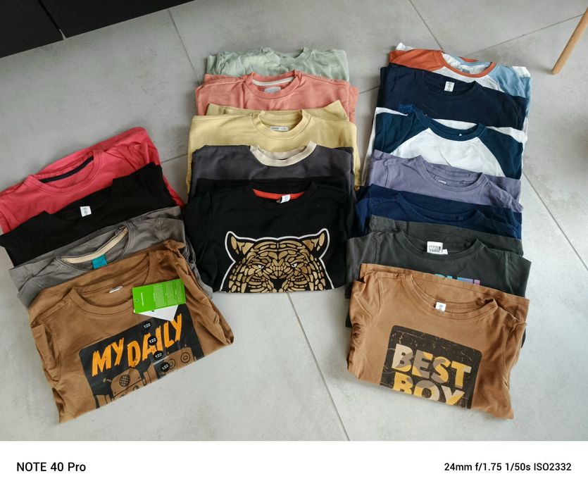 Ubranka chłopczyk 122cm