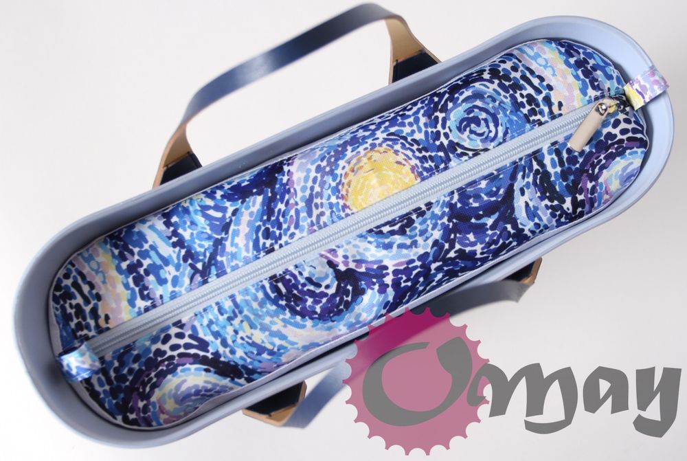 organizer Wkład do OBAG MINI Van Gogh Gwiaździsta Noc Błękit OMAY