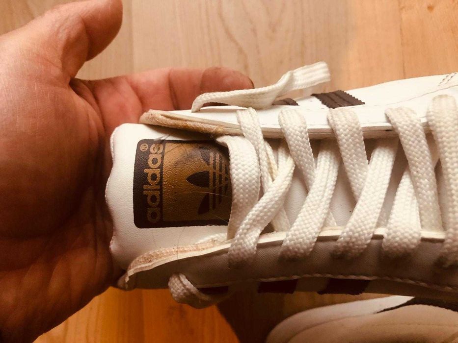 Buty damskie sportowe adidas superstar białe roz 38 jak nowe!