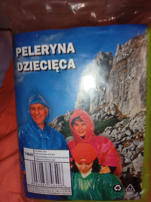 Pelerynka p/deszcowa Nowa