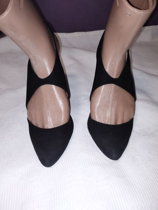 Замшеві жіночі босоніжки р.39-40