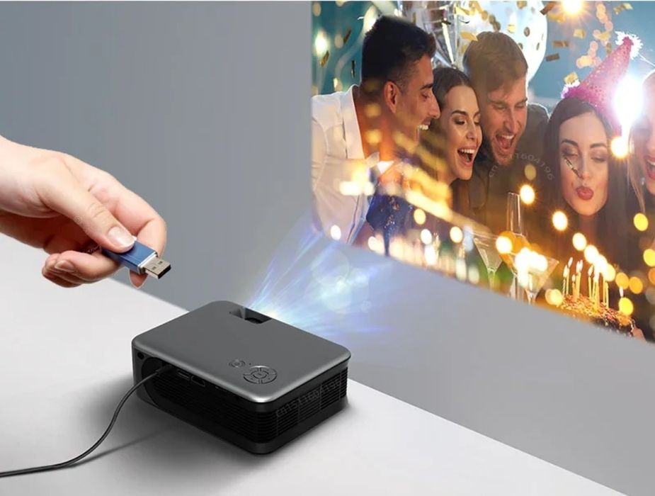 Projector + 4K Wall Screen for Set-Top Boxes from All Providers, PS4/5, Nintendo, Xbox64285852187650123