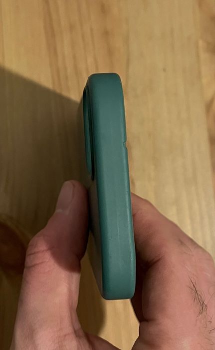 Apple silicone capa iPhone 13 verde