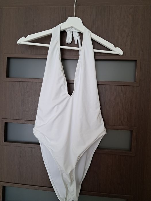 Kostium kąpielowy36/38/jednoczesciowy/biały/Missguided