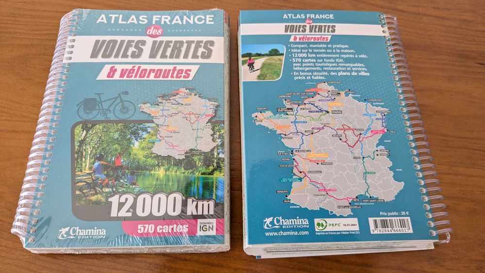 Viagem Bicicleta - Atlas France de Voies Vertes et Vélouroutes